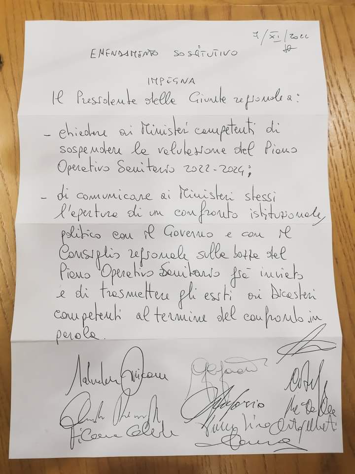 Pos 2022-2024. I paradossi di una lunga seduta Consilliare