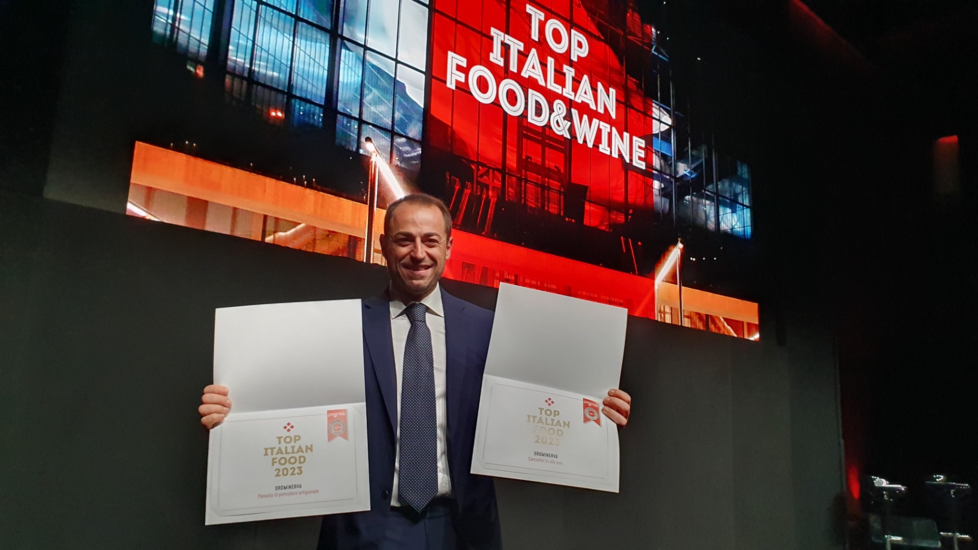 Top Italian Food 2023: premiati i carciofini e la passata Orominerva