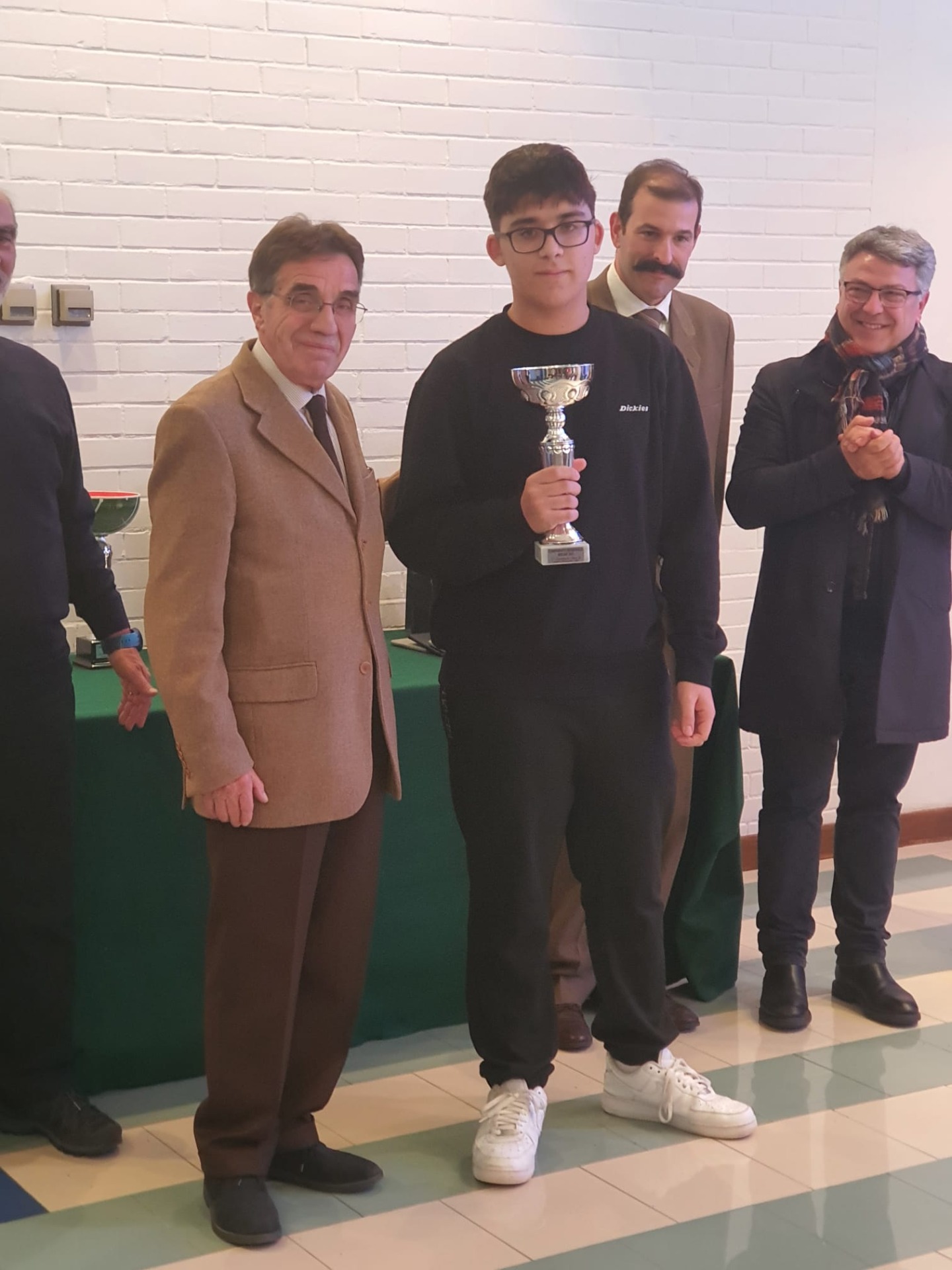 il vincitore dell'Open B Filannino