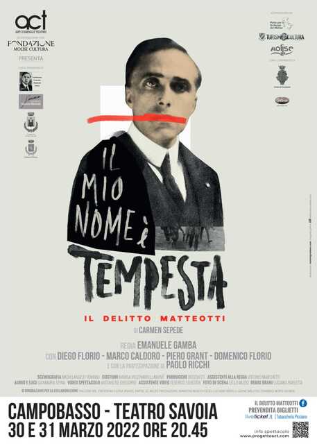 Teatro: Delitto Matteotti torna in scena a Campobasso