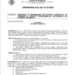 Ambiente. La Sindaca Passarelli ordina l’immediata interruzione di coltivazione e vendita dei prodotti agroalimentari