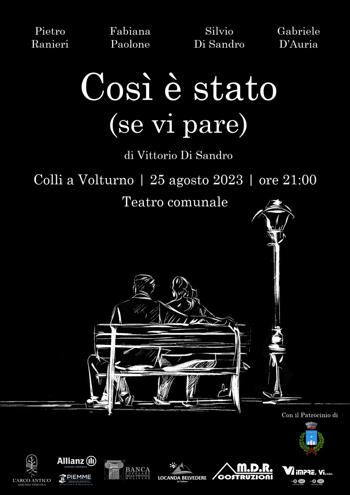 Colli a Volturno. Vittorio Di Sandro porta in scena