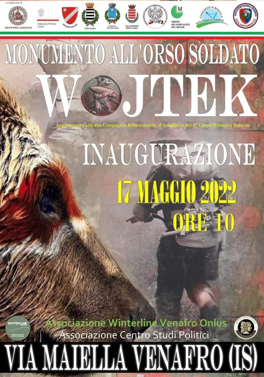 Un monumento all'orso soldato Wojtek