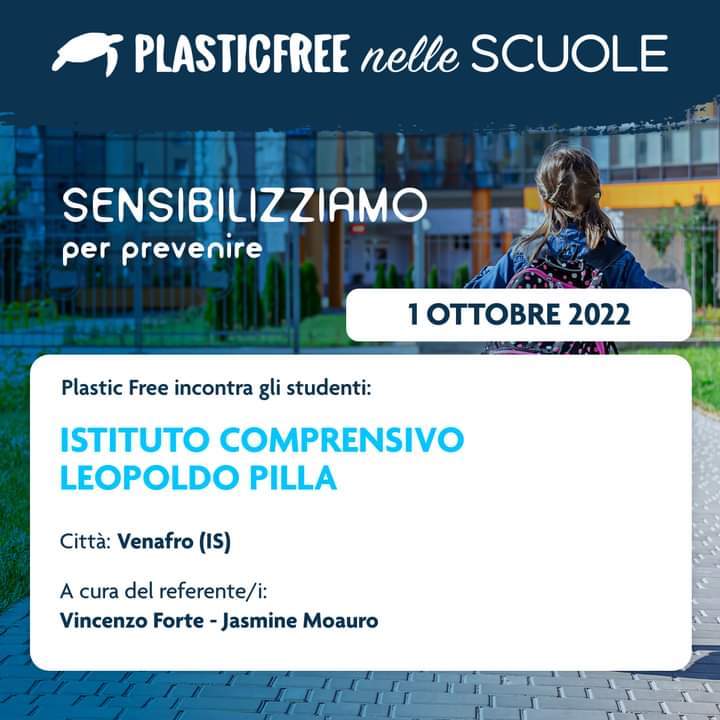 Plastic Free inizia dai ragazzi... e va a trovarli a scuola