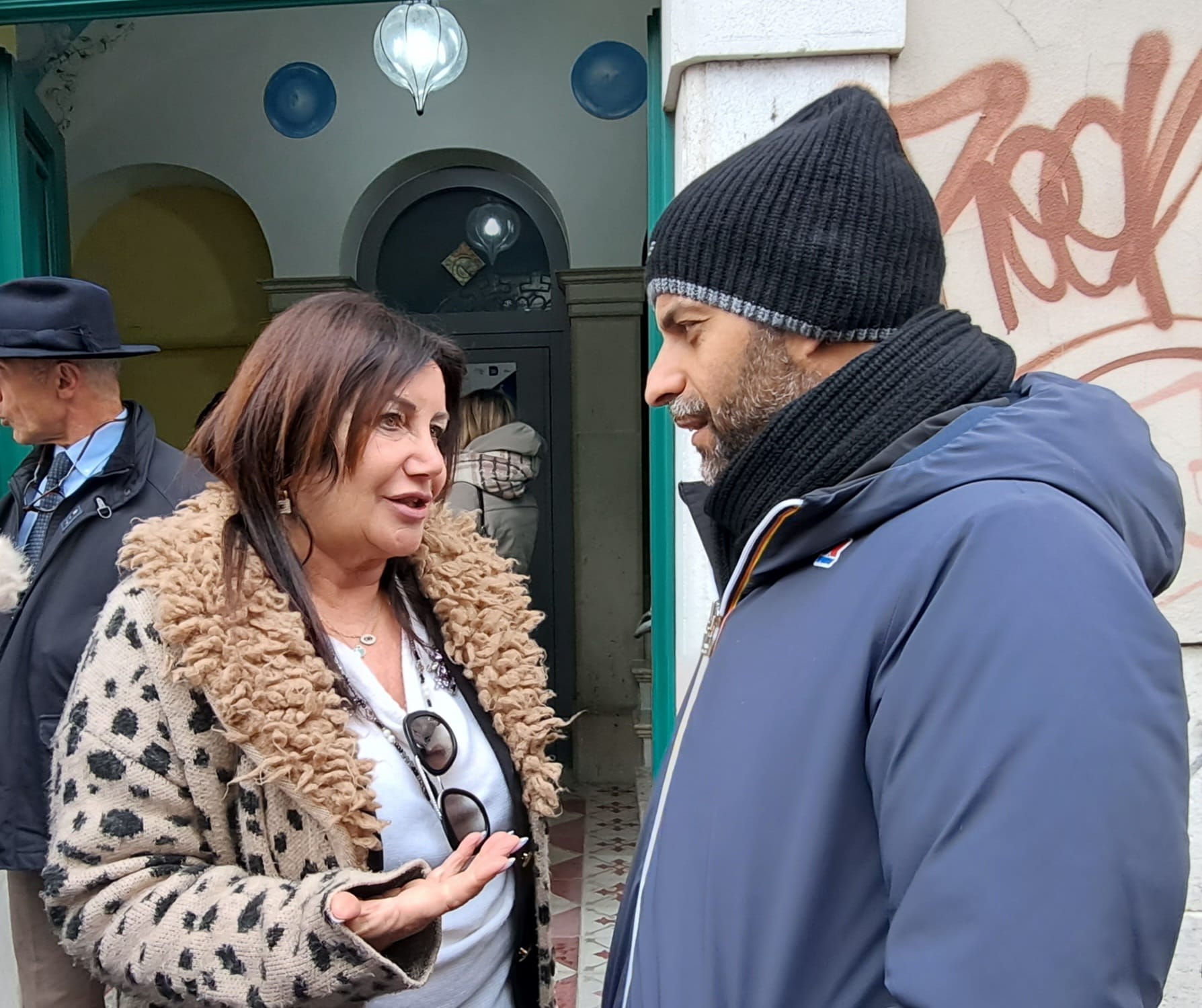 L'Assessore Calenda con Luca Trapanese