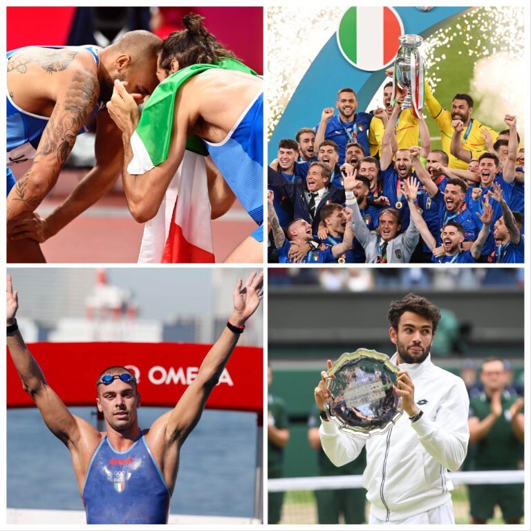 Euro 2020, Wimbledon, il record di medaglie a Tokyo: scatti dell’estate da sogno dello sport italiano