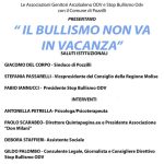 “Il Bullismo non va in vacanza” fa tappa a Pozzilli