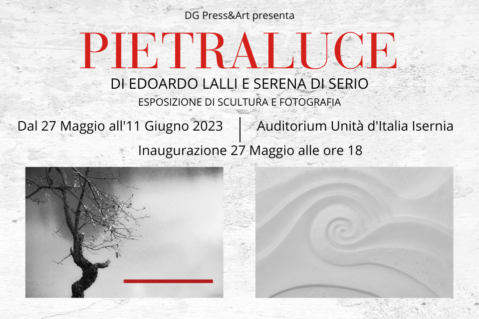 PIETRALUCE, Esposizione collettiva di scultura e fotografia a Isernia