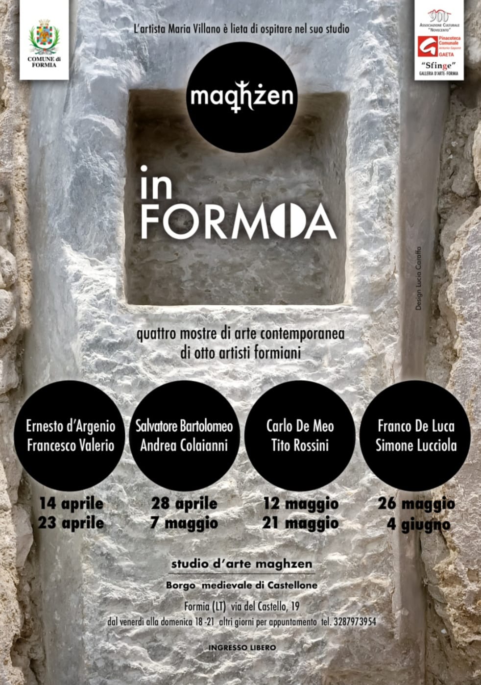 Quattro mostre d'Arte contemporanea a Formia, al Maghzen