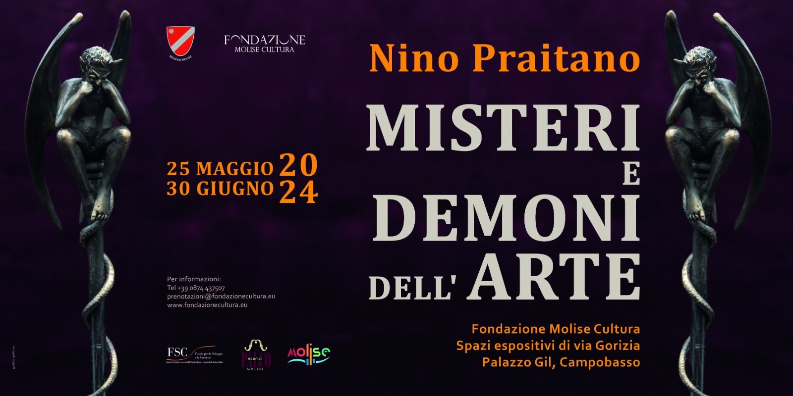 “Misteri e demoni dell’arte”. A Campobasso la personale di Nino Praitano
