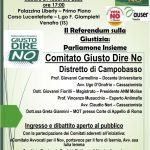 Referendum Giustizia: Incontro pubblico a Venafro per spiegare le ragioni del NO