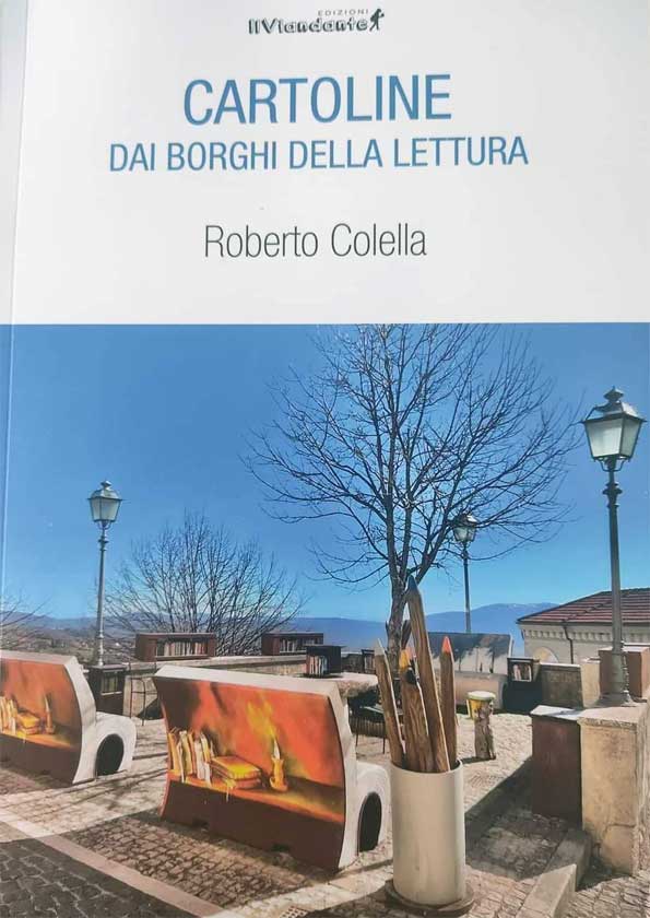 Roberto Colella a Macchiagodena con Cartoline dai Borghi della Lettura
