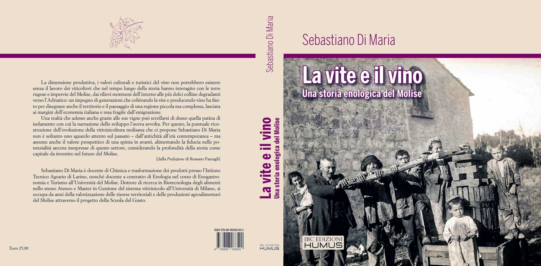 La vite e il vino, una storia enologica del Molise. A Macchiagodena, Sebastiano Di Maria con il suo volume