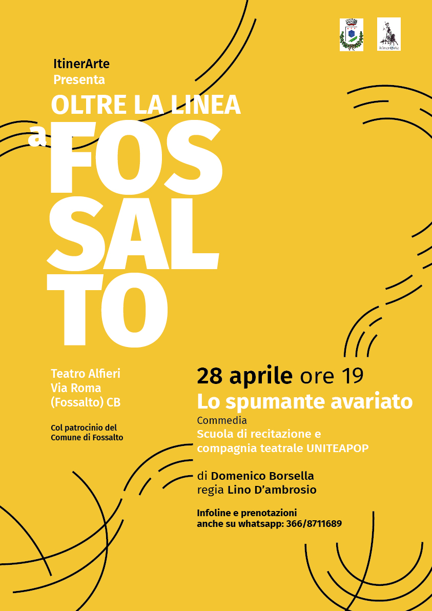“Lo Spumante Avariato” al Teatro Alfieri per Oltre la linea a Fossalto