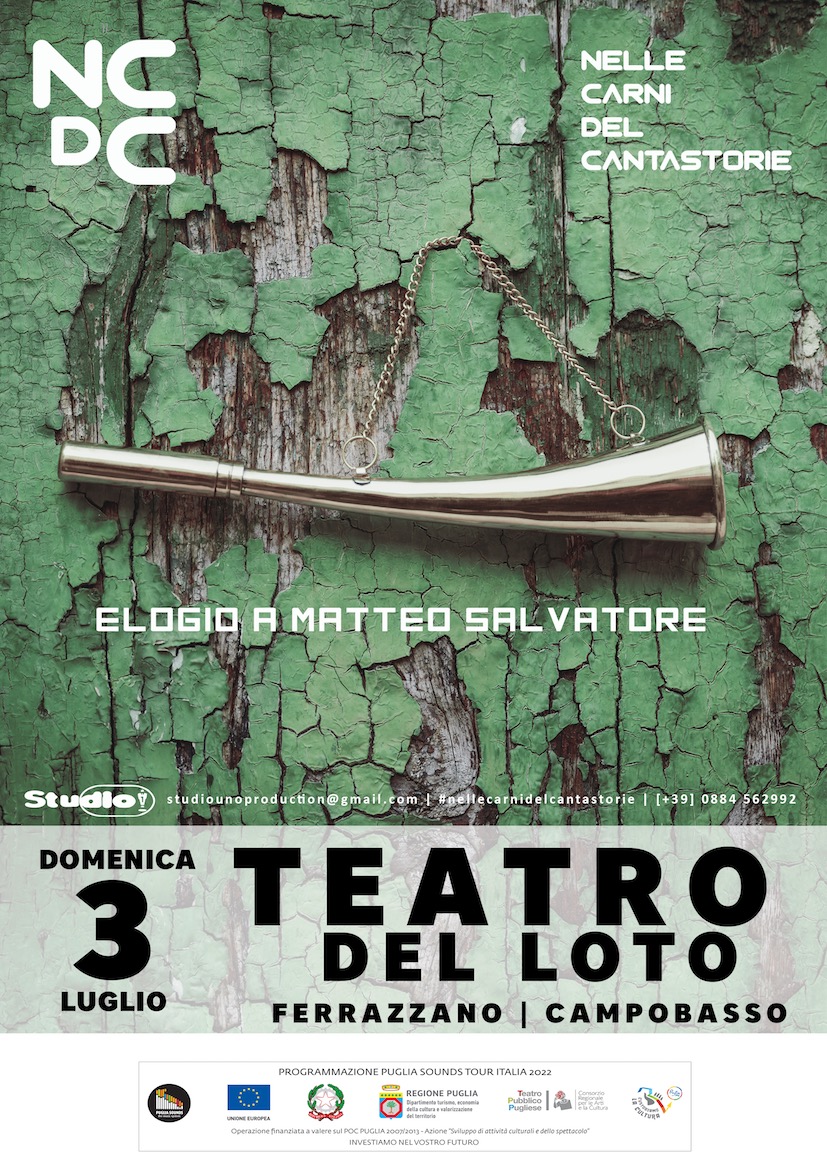 “Nelle carni del cantastorie. Elogio a Matteo Salvatore”