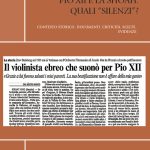 Un libro che riapre il dibattito: Pio XII e la Shoah. Quali “silenzi”?