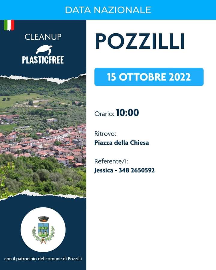 Sabato 15 ottobre, Pozzilli è PlasticFree