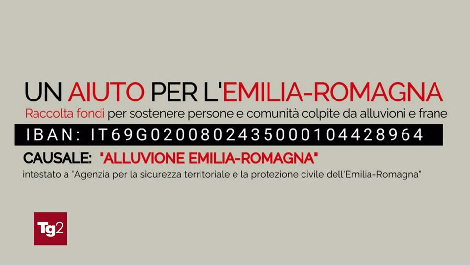 Partita la raccolta fondi per l'Emilia-Romagna alluvionata, ecco come donare