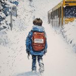Quel bambino lasciato a piedi ci chiede che società vogliamo essere