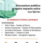 Impianto eolico “Le Serre”, se ne discute a Riccia