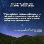 Conca Casale sotto le stelle. Domani si sta “nasino all’insù”.