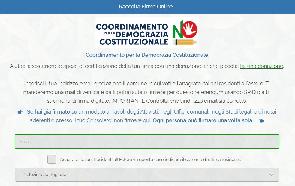 Raccolta firme per contrastare la regionalizzazione del sistema di istruzione