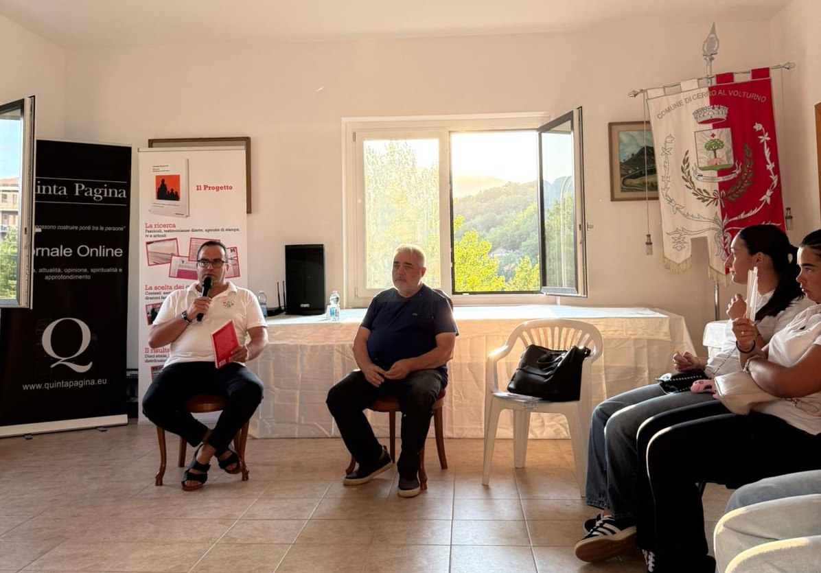A Cerro al Volturno il terzo appuntamento deLa Settimana del Libro: Giovanni Mancinone racconta la violenza che nasce dalla mancanza d’amore