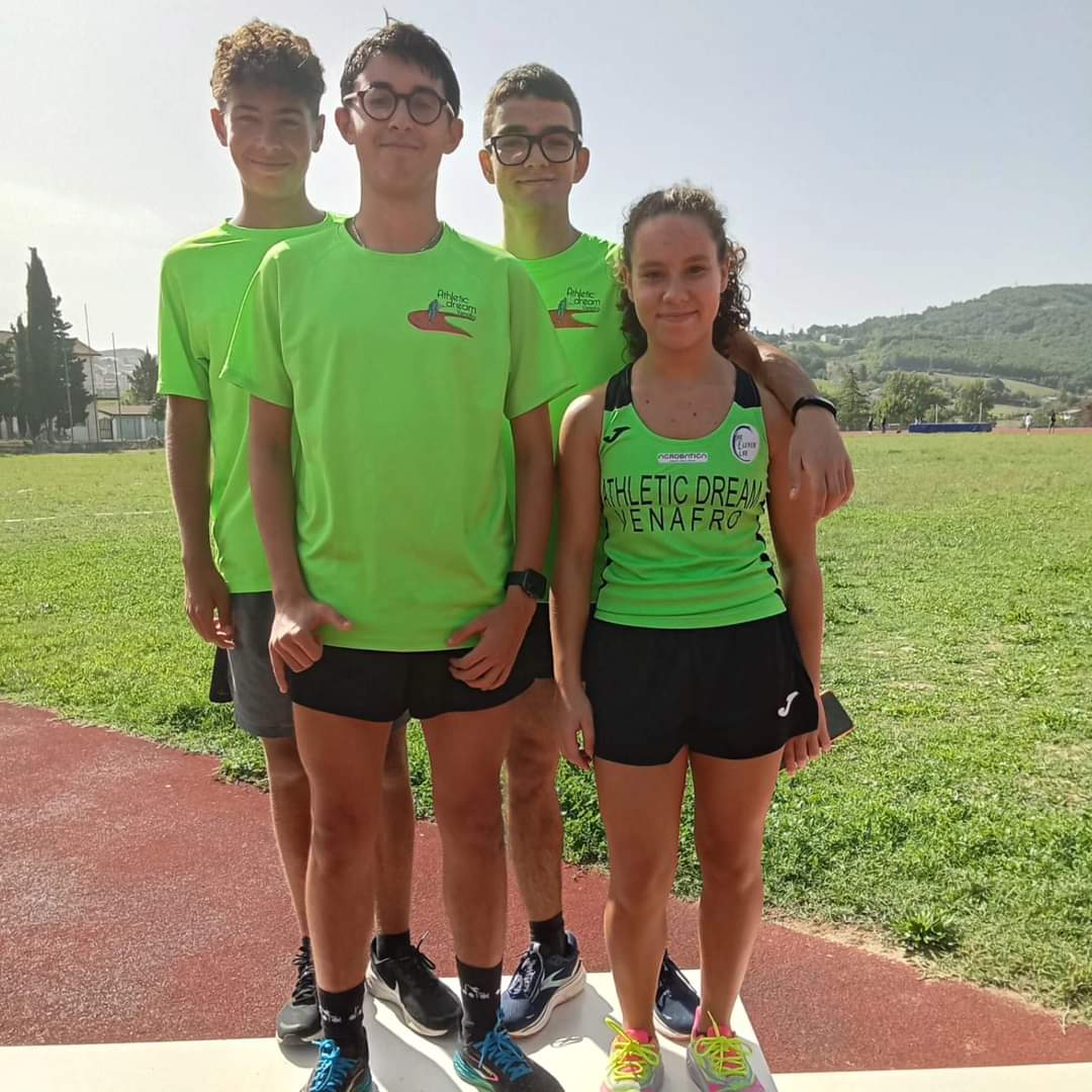 Campionati regionali di atletica leggera, ricco bottino per l'Athletic Deam Venafro