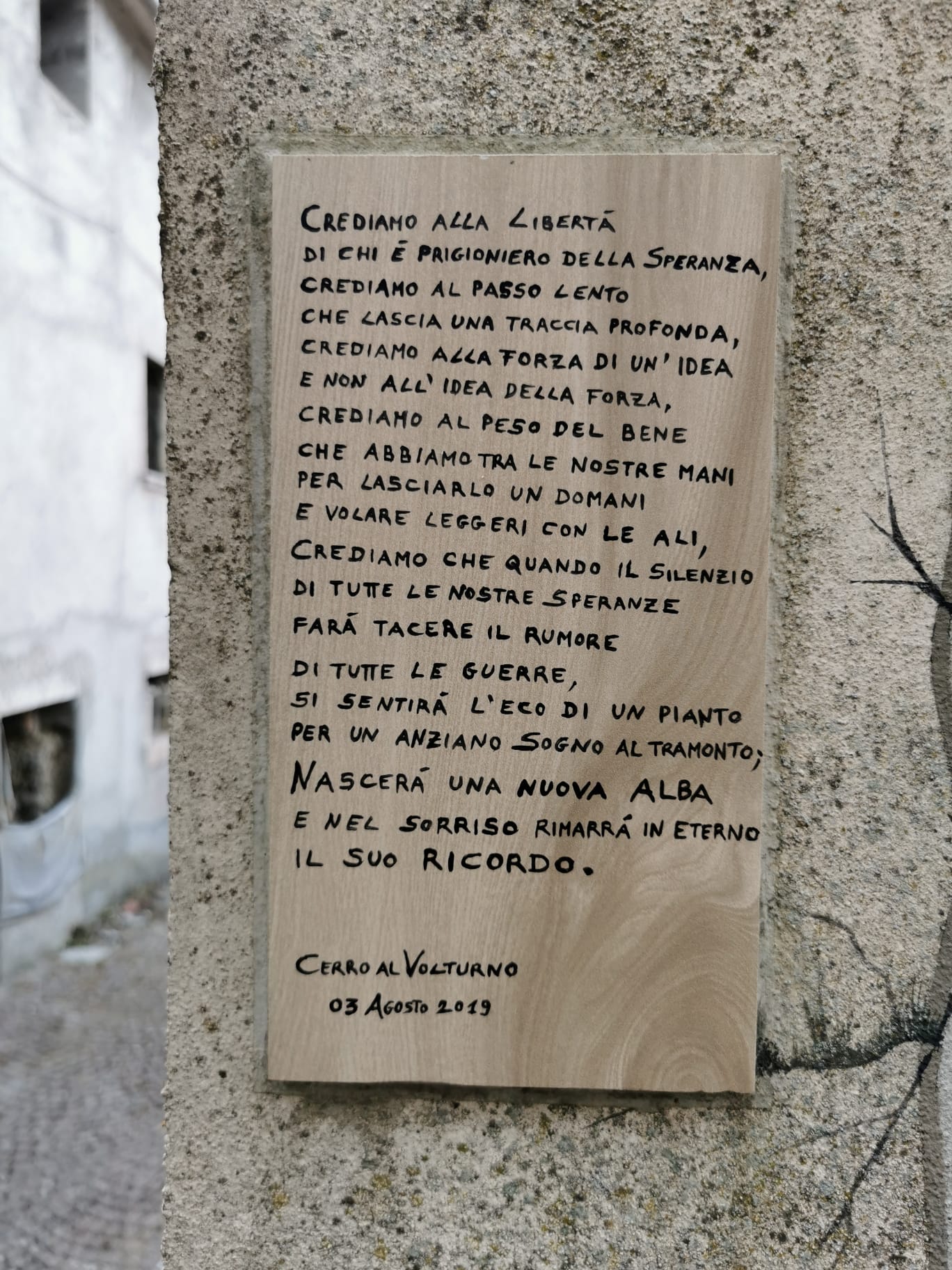 AMoCe riprende il suo cammino. L'Arte e la Storia come argini alla cristallizzazione della memoria