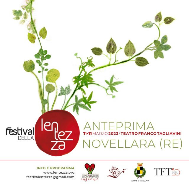 Torna il Festival della lentezza. Appuntamento in marzo a Novellara