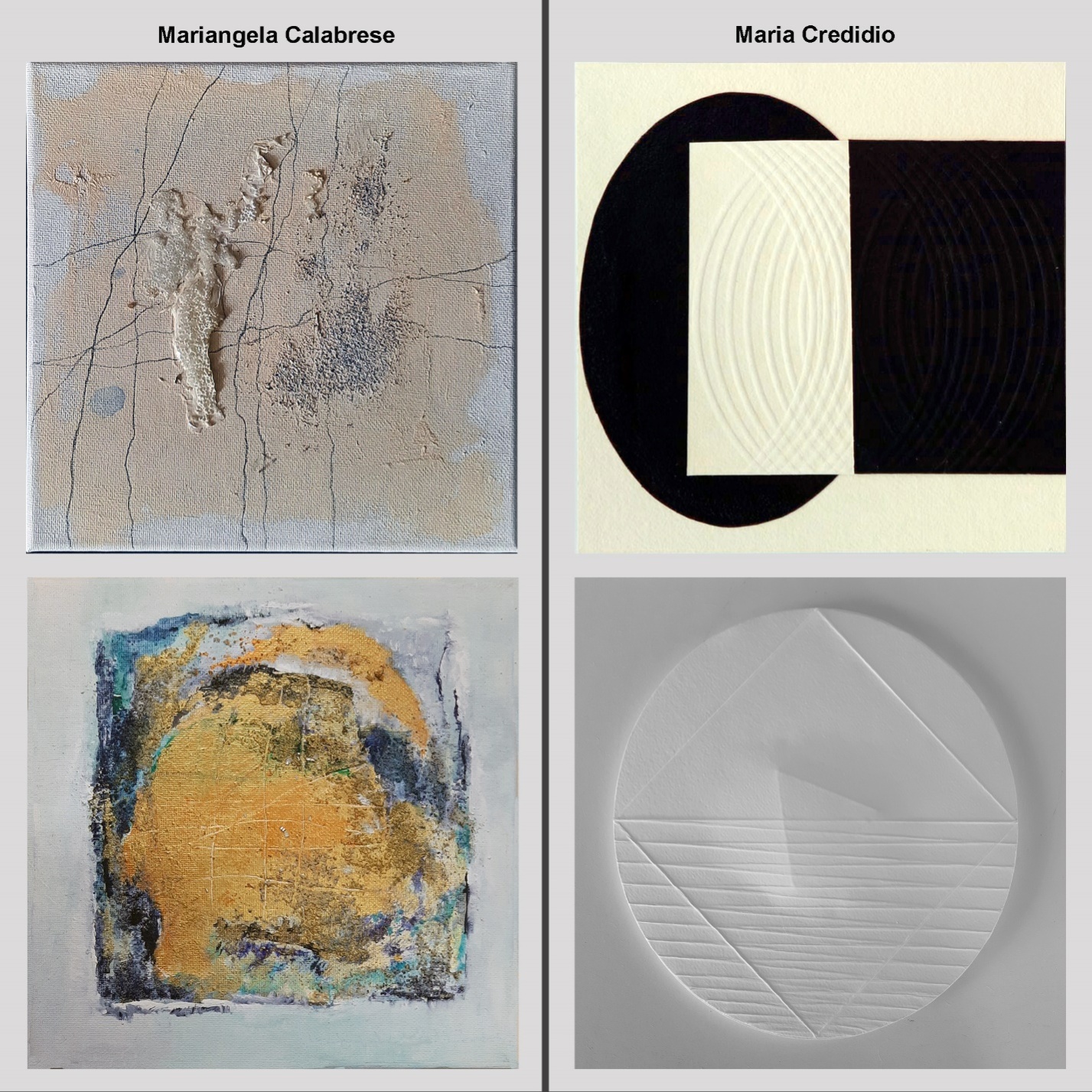 Al Museo d'Arte Contemporanea di Guarcino, Mariangela Calabrese e Maria Credidio con