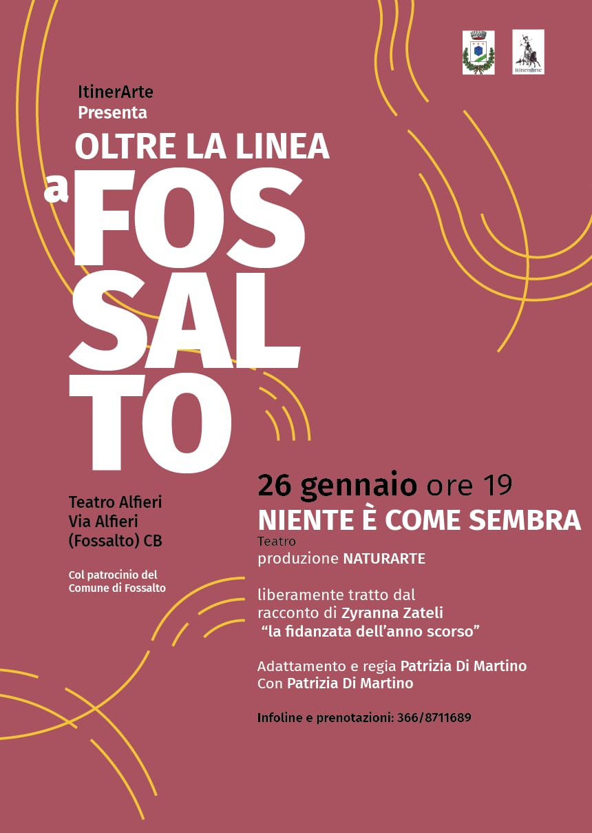 “Niente è come sembra” inaugura la rassegna Oltre la linea a Fossalto 2025