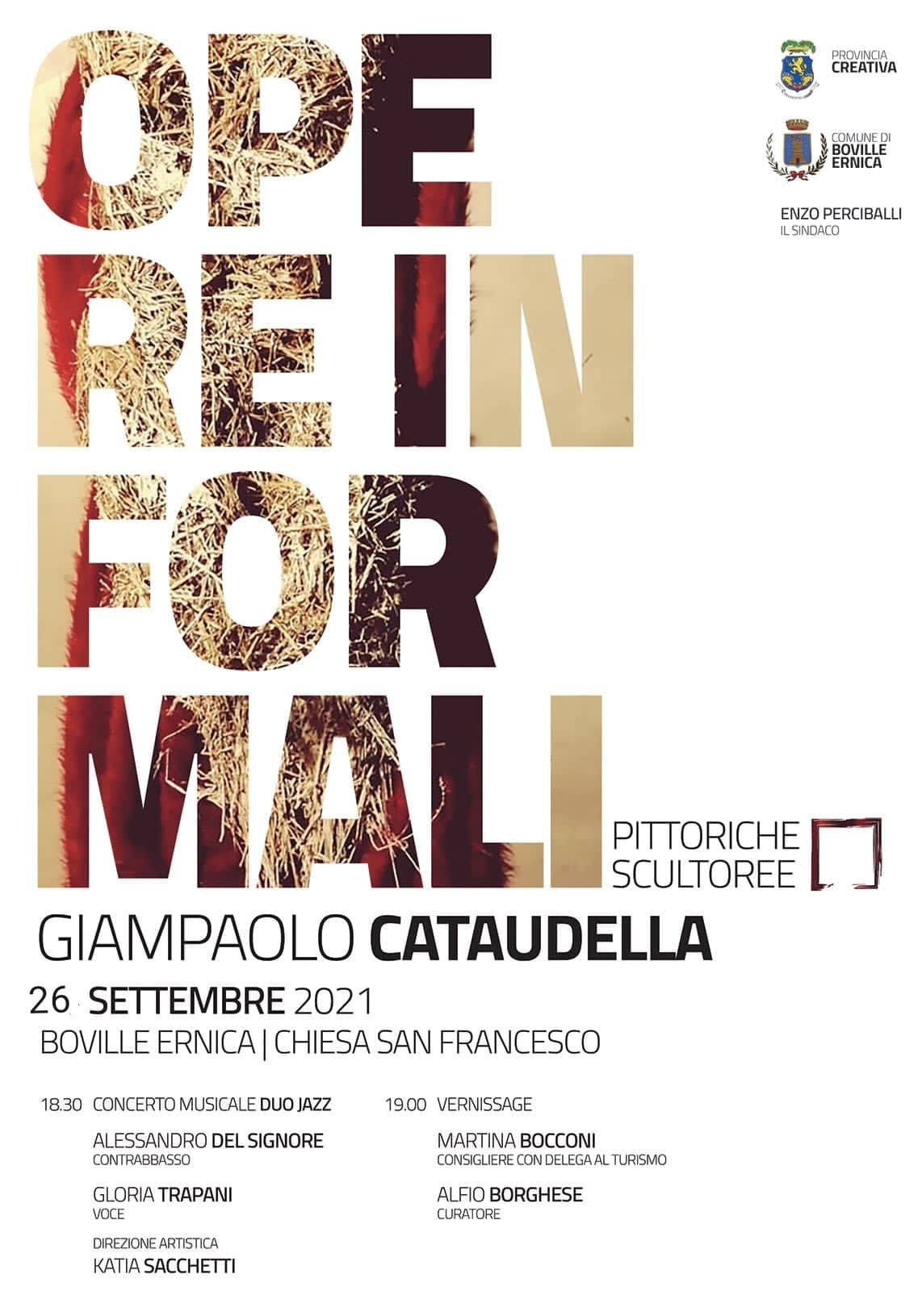 Le “opere informali” di Giampaolo Cataudella