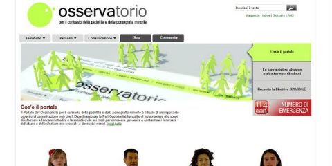 Osservatorio per il contrasto della pedofilia e della pedopornografia minorile
