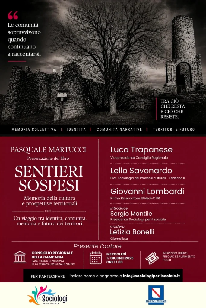 Locandina della presentazione con il programma