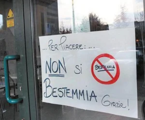 Bestemmie, multe fino a 309 euro. Ma sui social chi controlla?