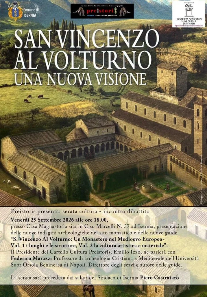 Locandina. San Vincenzo al Volturno una nuova visione