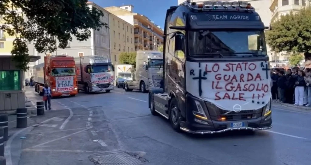 La manifestazione di questa mattina a Campobasso